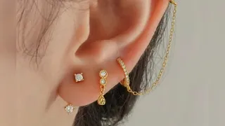 second studds ideas// earrings //ear jewelry collection // ear second tops ideas