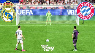 FIFA 24 | Real Madrid vs Bayern Munich | Ronaldo vs Messi | UCL Semi Final | Penalty Shootout - PS5