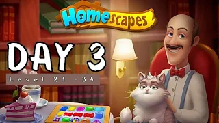 Homescape Day 3 | Level 21 - 34 Gameplay Walkthrough