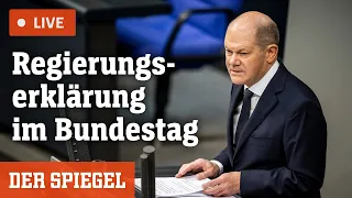 Livestream: Abgeordnete reagieren auf Regierungserklärung von Olaf Scholz | DER SPIEGEL