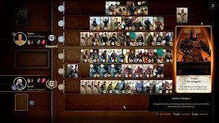 The Witcher 3: Gwent - High Score (Northern Realms) / 504 points match - 474 points round