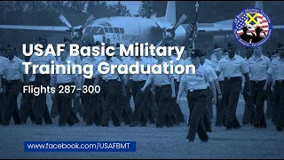 USAF Basic Military Training Graduation Ceremony Flights: 287-300 -- April 18, 2024