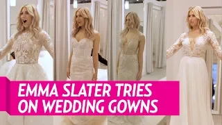 DWTS' Emma Slater Tries On Her Dream Wedding Gowns