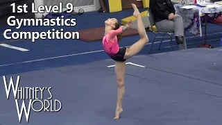 First Level 9 Gymnastics Meet | Whitney Bjerken