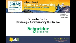 Schneider Electric: Designing & Commissioning the XW Pro