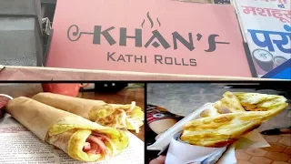 Egg Roll and Chicken Roll | Khan Kathi Rolls | Near Noida Sector 18 Metro Station, UP (TTT)