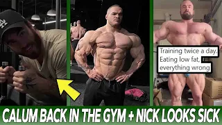Calum Von Moger TRAINING Again! + Nick Walker Looks Crazy 5 Weeks Out! + Roman Fritz Doing It WRONG?