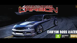 Need For Speed Carbon All Boss Canyon Race | BMW M3 GTR | Stacked Deck