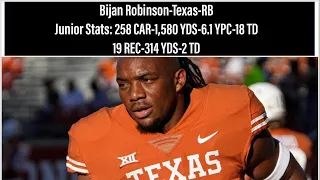 Bijan Robinson Junior Season Highlights-Texas RB-2022-2023 CFB Season