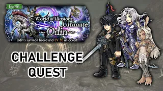 [DFFOO] Ultimate Odin Challenge Quest - Noctis, Paladin Cecil, Fran (no BT)