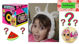 LOL Surprise Unboxing of Remix Hair Flip & Re-Released Pets - Unicorn Adventures