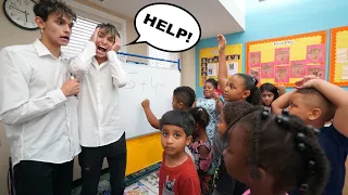 Twins Teach 1st Grade For A Day!