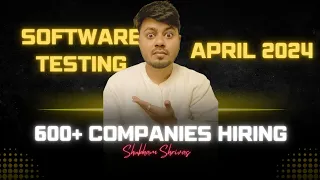 Hiring Started For QA ||April 2024.