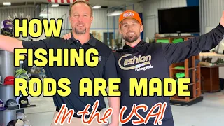 HOW FISHING RODS ARE MADE - in the USA!