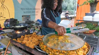 Beef, Sausages, Street Food from the Caribbean, Brazil, Turkey and the World. London Wapping Market