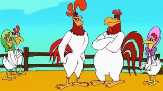 LOONEY TUNES | caricaturas animadas de ayer y hoy pelea de gallos el Gallo Claudio y  Perro George)