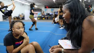 COACH CUSSED OUT CHEERLEADER DURING CHEERLEADING TRYOUTS FOR D2 SUMMIT!!!