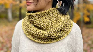 Learn how to knit a cowl - Easy Knitting Tutorial - Free Pattern