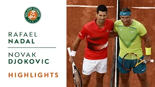 Rafael Nadal vs Novak Djokovic - Quarterfinals Highlights I Roland-Garros 2022