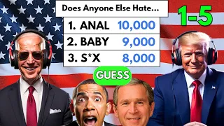 US Presidents Play GOOGLE FEUD 1-5