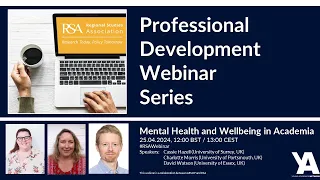 Navigating Career Success with AESOP YAN and RSA: Mental Health and Wellbeing in Academia
