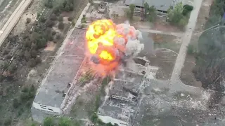 Уничтожение российского миномета 2С4 «Тюльпан» Destruction of the Russian mortar 2S4 "Tulip"