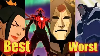 Best Ranked Villains In Avatar The Last Airbender & Legend Of Korra