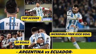 Lionel Messi’s crazy free kick goal vs Ecuador