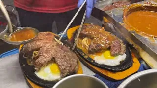 Amazing ! Delicious Teppanyaki Steak and Noodles - Taiwanese Street Food