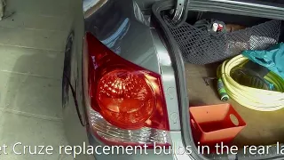 Chevrolet Cruze   How to replace rear tai light