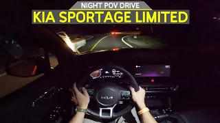 LED HEADLIGHTS TEST! - 2023 Kia Sportage - Night POV Drive