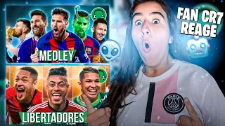 REACT ♫ SUPER-MEDLEY FUTPARÓDIAS: LIONEL MESSI♫FLAMENGO E PORCO ENFIAM 4,INTER,VITOR ROQUE ON FIRE!