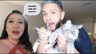 I TOOK THE CATS TO THE POUND PRANK ON GIRLFRIEND! *INTENSE*