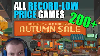 All record low price games at Steam Autumn Sale 2023