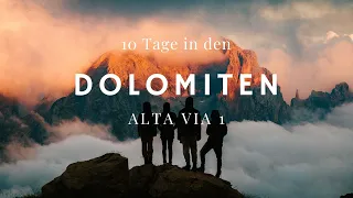 10 Tage wandern auf dem Dolomiten Höhenweg 1