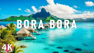 Bora Bora 4K UHD - Scenic Relaxation Film With Calming Music - 4K Video Ultra HD