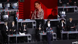 BTS (방탄소년단) Reaction to (G)I-DLE (여자)아이들 - Dollar($$$) & LATATA [Screen Performance] [GDA2019]