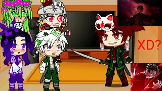 []°•Los Hashiras reaccionan a tanjiro Kamado•°[] {tanjiro Demon spoiler}