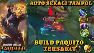 Build Paquito Tersakit❗Gameplay Paquito Exp Lane❗Tutor Paquito Exp 2024 ~ #mlbb #paquito