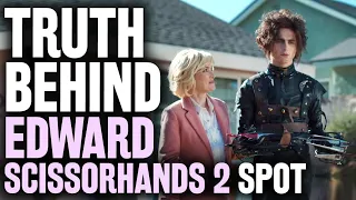 Edward Scissorhands 2 Super Bowl Commercial Winona Ryder Timothée Chalamet - Disrespects Johnny Depp