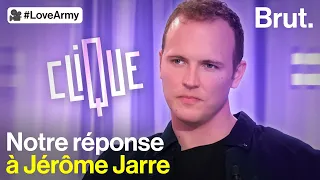 #LoveArmy : notre réponse à Jérôme Jarre