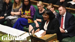 Diane Abbott becomes first black MP to represent her party at PMQs