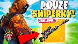 POUZE SNIPERKY VE FORTNITE CHALLENGE!!