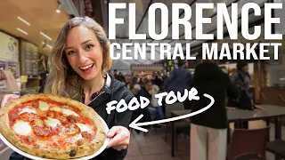 Another FLORENCE FOOD TOUR! 🇮🇹 (Italy's Florence Central & San Lorenzo Markets)