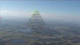 100-Way Canopy Formation World Record