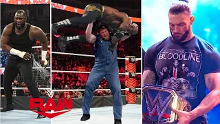 WWE Raw 17 January 2022 Highlights - Roman reigns BEATS Brock Lesnar | WWE Monday Night Raw 2022