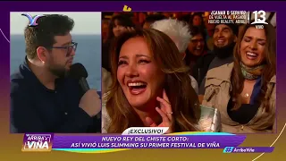Luis Slimming habla del éxito de su show en el Festival de Viña 2024 | Arriba Viña | Canal 13
