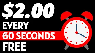 Earn $2.00 Every 60 SEC 🤑 (FREE) | How To Make Money Online