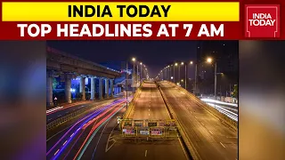 Top Headlines At 7 AM | Weekend Curfew Returns In Parts Of Country | January 8, 2022