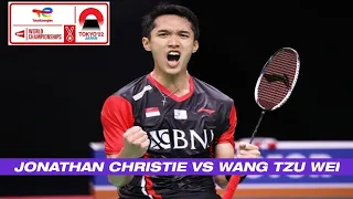 BWF Championship 2022 | Jonathan Christie VS Wang Tzu Wei